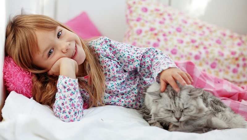 Die Katze ist ein Klassiker unter den Haustieren, die gerade auch bei Kindern sehr beliebt sind. (#03)