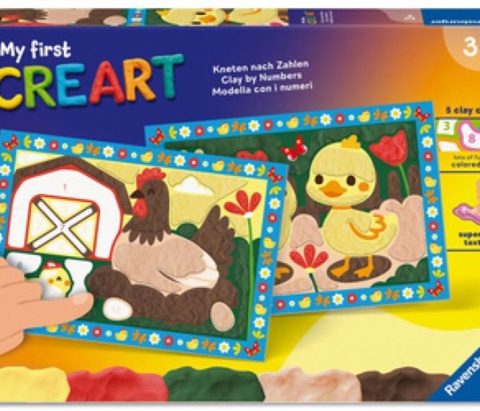My First CreArt, Kneten nach Zahlen: Gl&uuml;ckliche K&uuml;ken (Foto: Ravensburger Verlag GmbH)