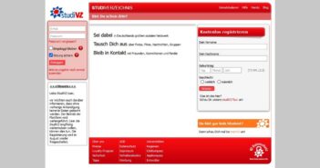Auf StudiVZ waren viele Studenten aktiv. (Foto: Screenshot StudiVZ, archive.org)