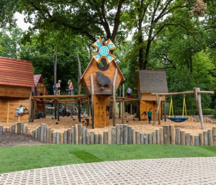 Der neue Erlebnis-Spielplatz im Schweriner Zoo (Foto: WEMAG/Stephan Rudolph-Kramer)